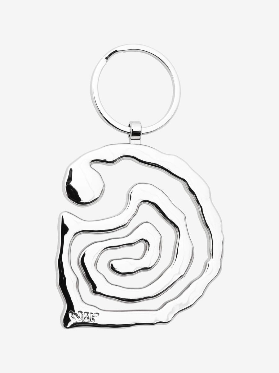 CARHARTT WIP — Брелок Helix Keychain Silver