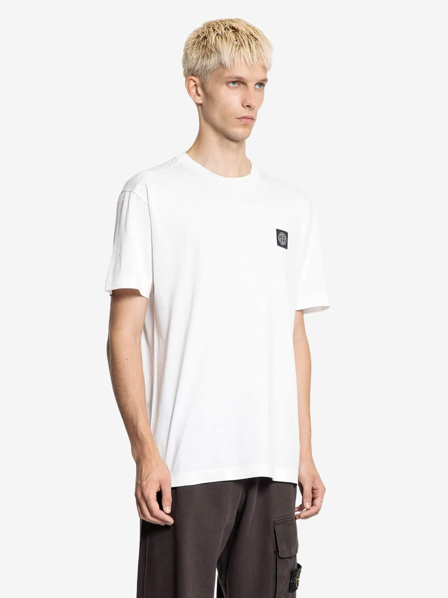 STONE ISLAND — Футболка 60/2 Tee White