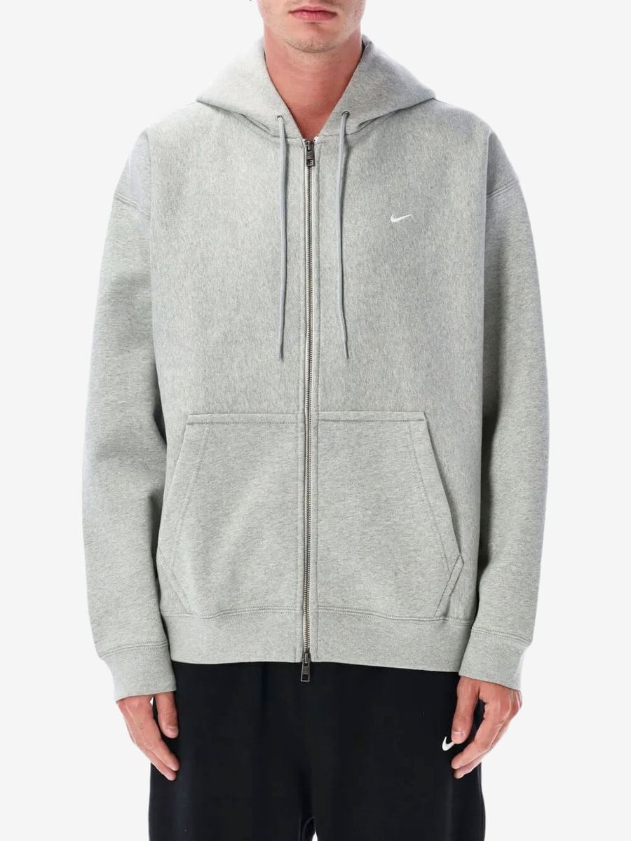 NIKE — Худи Embroidered Logo Full Zip Dark Heather Grey