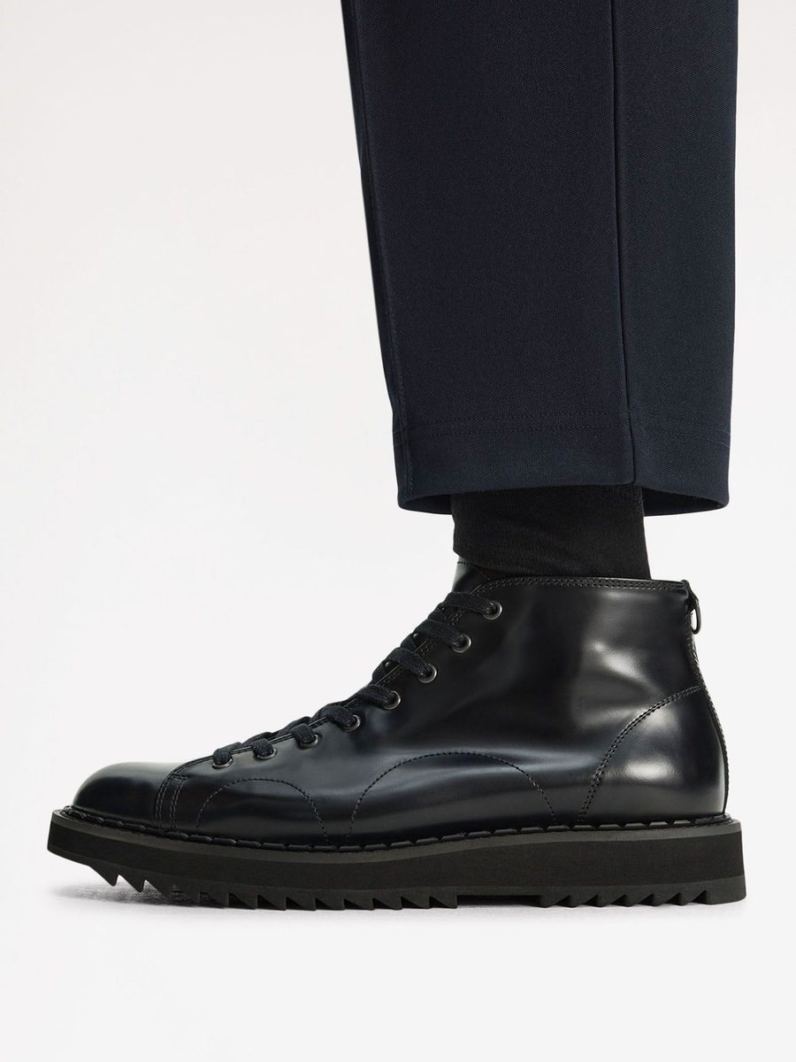 FRED PERRY — Ботинки George Cox Leather Monkey Boot Black