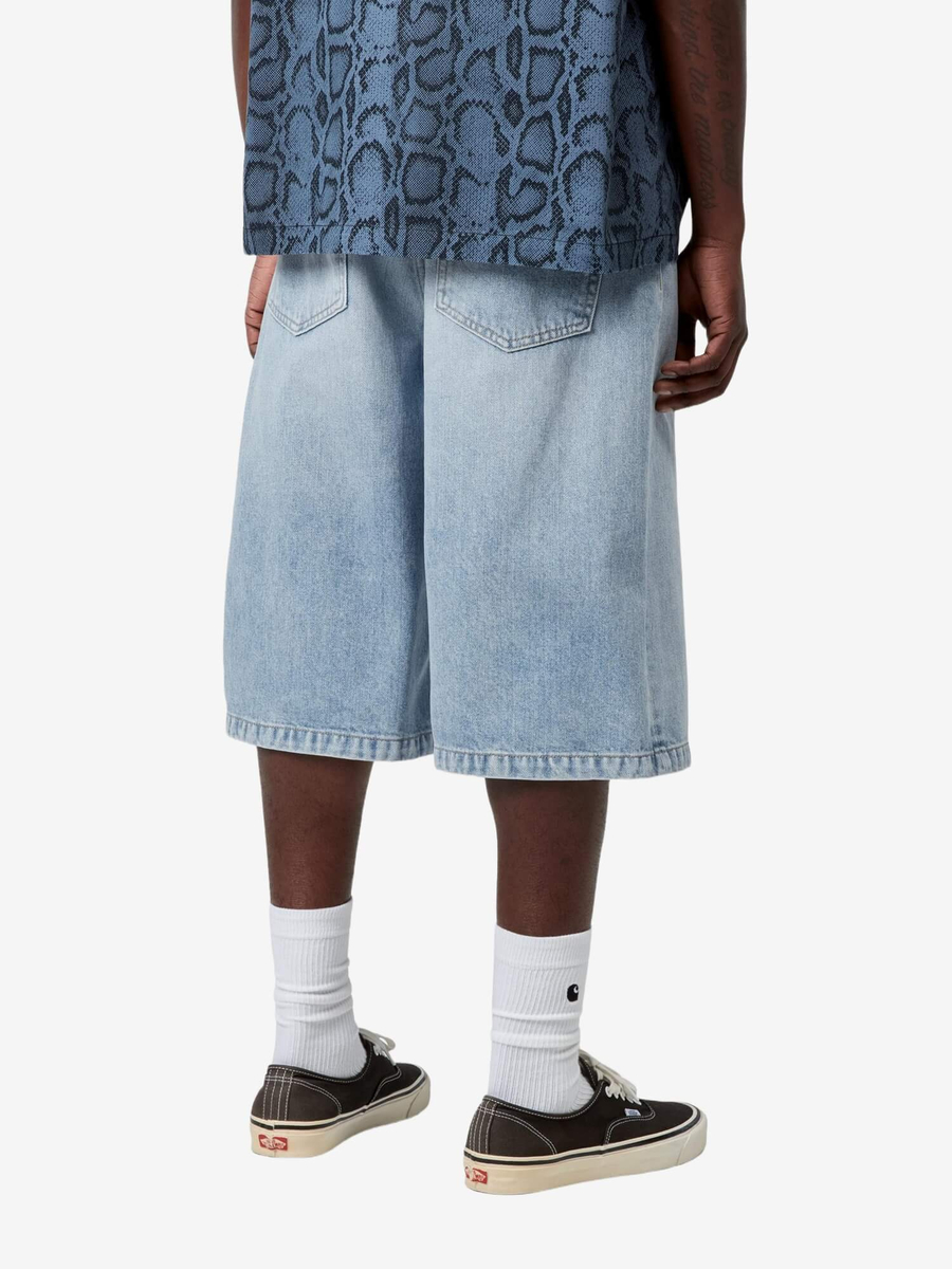 CARHARTT WIP — Шорты Langdon Blue (Heavy Worn Bleached)