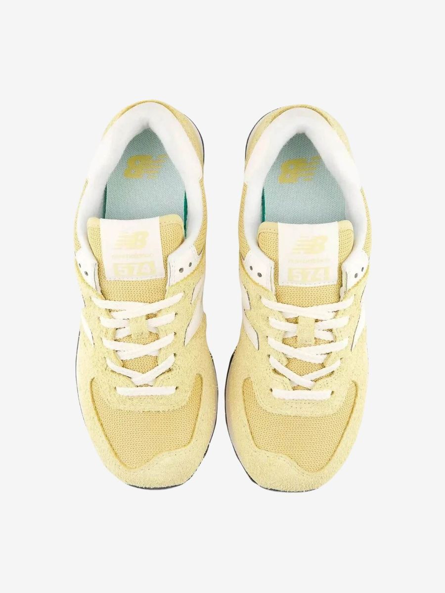 NEW BALANCE — Кроссовки 574 Yellow/Cream