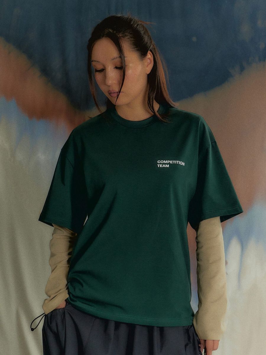 CALLED A GARMENT — Футболка Team Темно-Зеленый