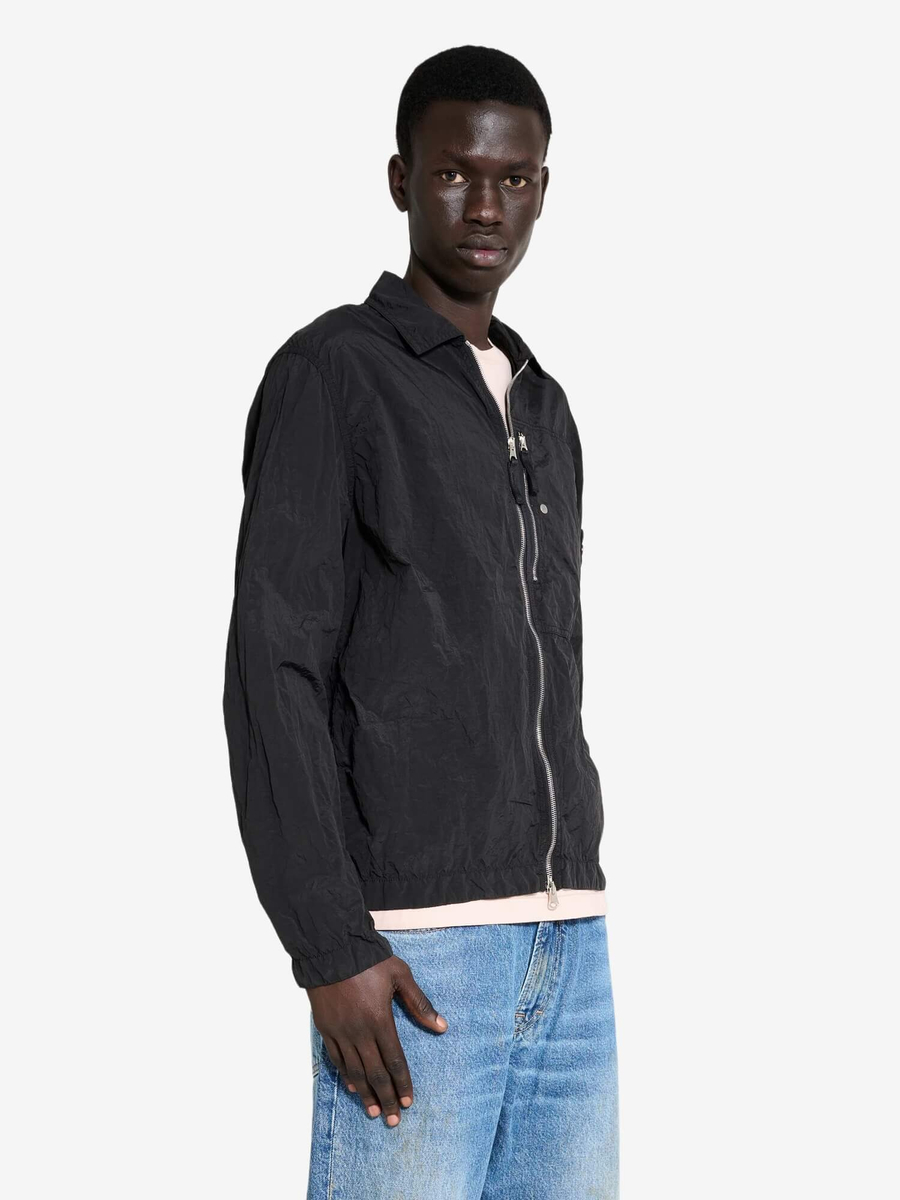 STONE ISLAND — Овершот Nylon Metal ECONYL Jacket Black