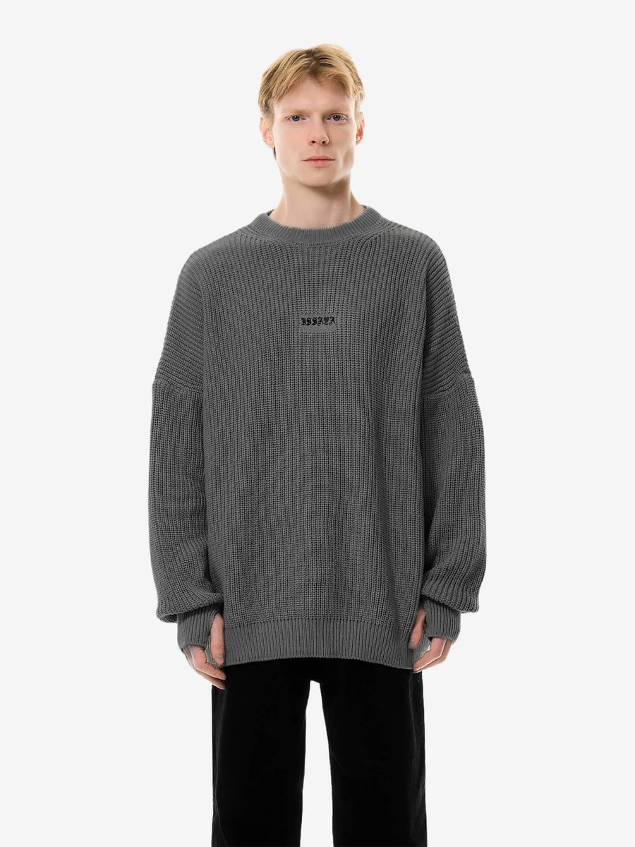ISSAYA — Свитер Chainmail Sweater Dark Grey
