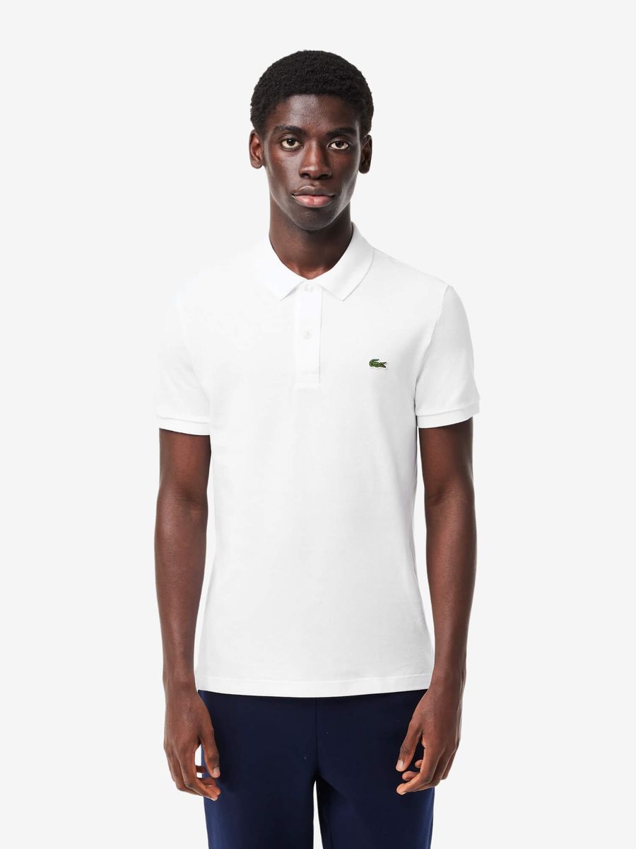 LACOSTE — Футболка Поло Slim Fit L.12.12 White