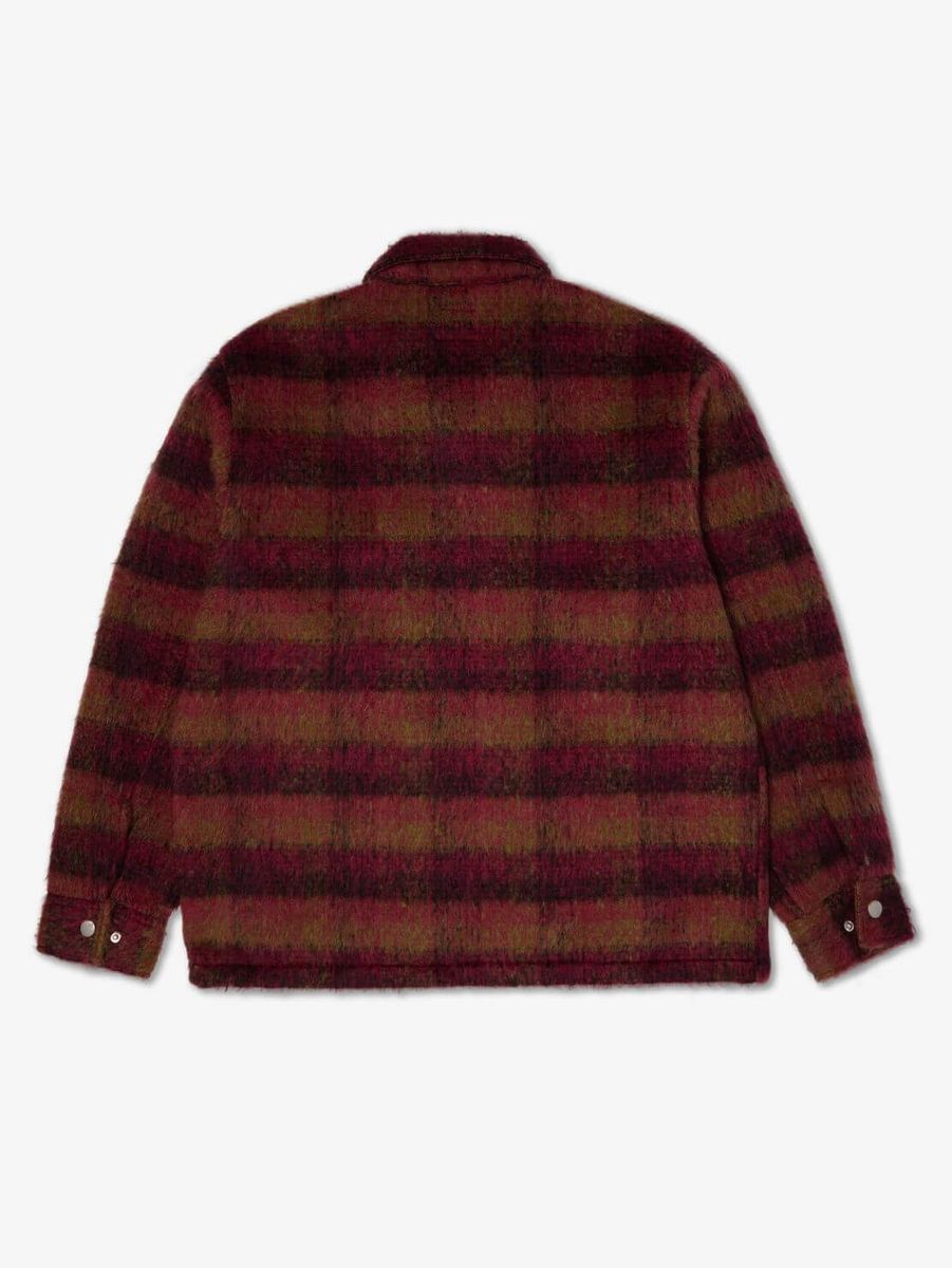 HUF — Куртка Megablast Plaid Jacket Berry