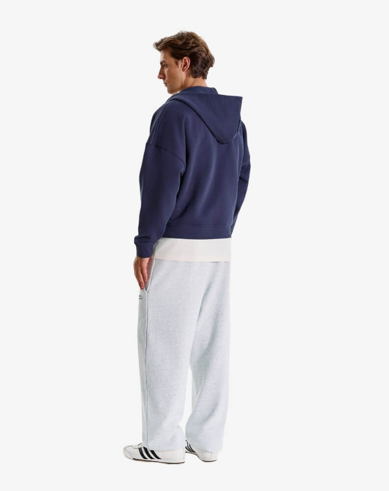 BRÛLER D’AMOUR — Худи Zip Logo de Base 01 Navy Blue