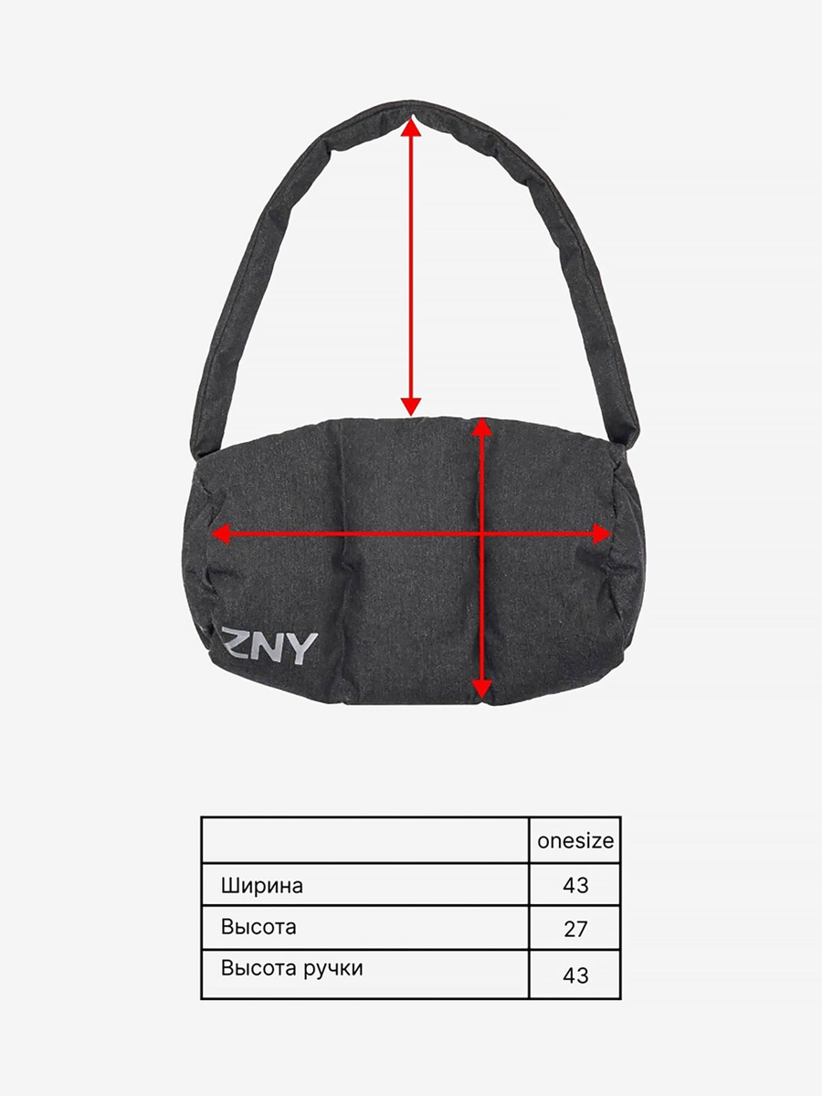 ZNY — Шоппер ZNY Puff Black S26 os