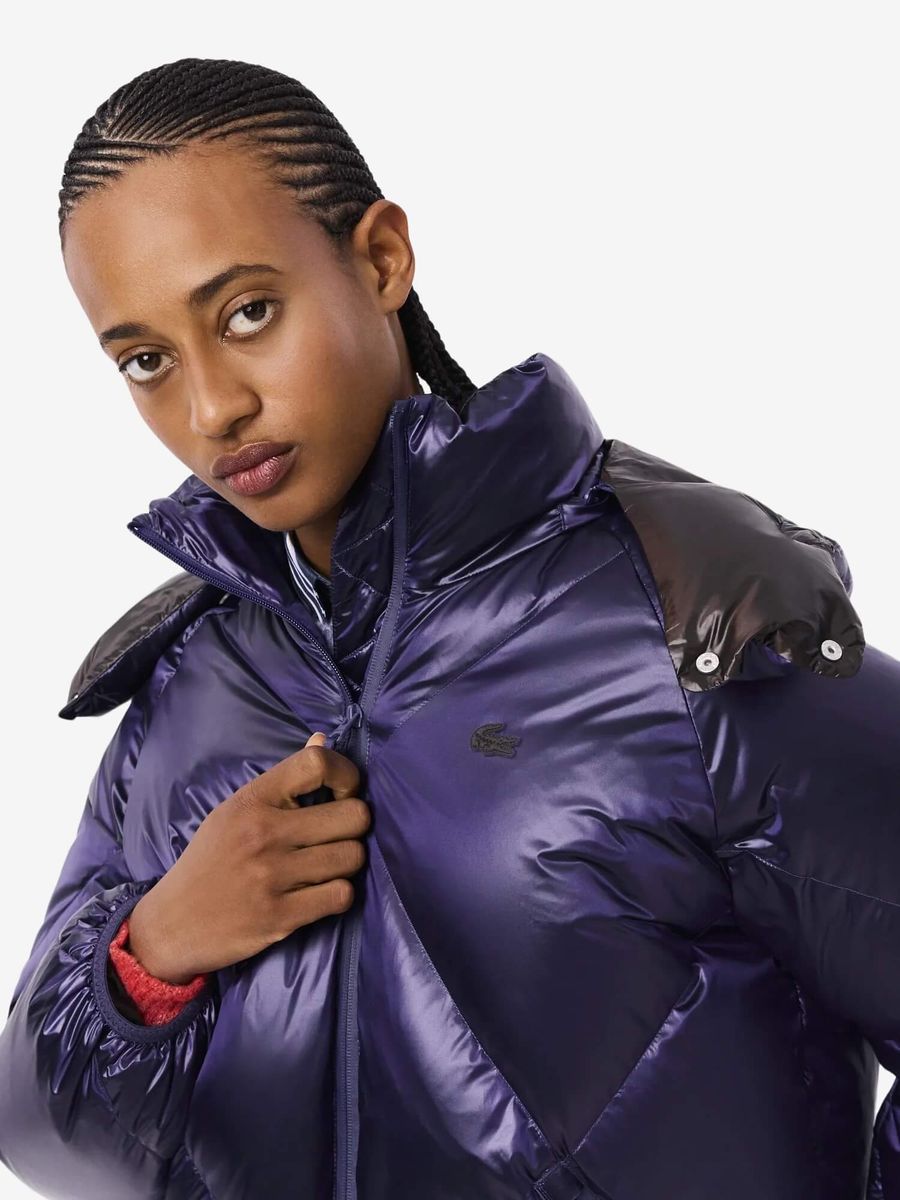LACOSTE — Куртка W Oversized Puffer Cropped Violet