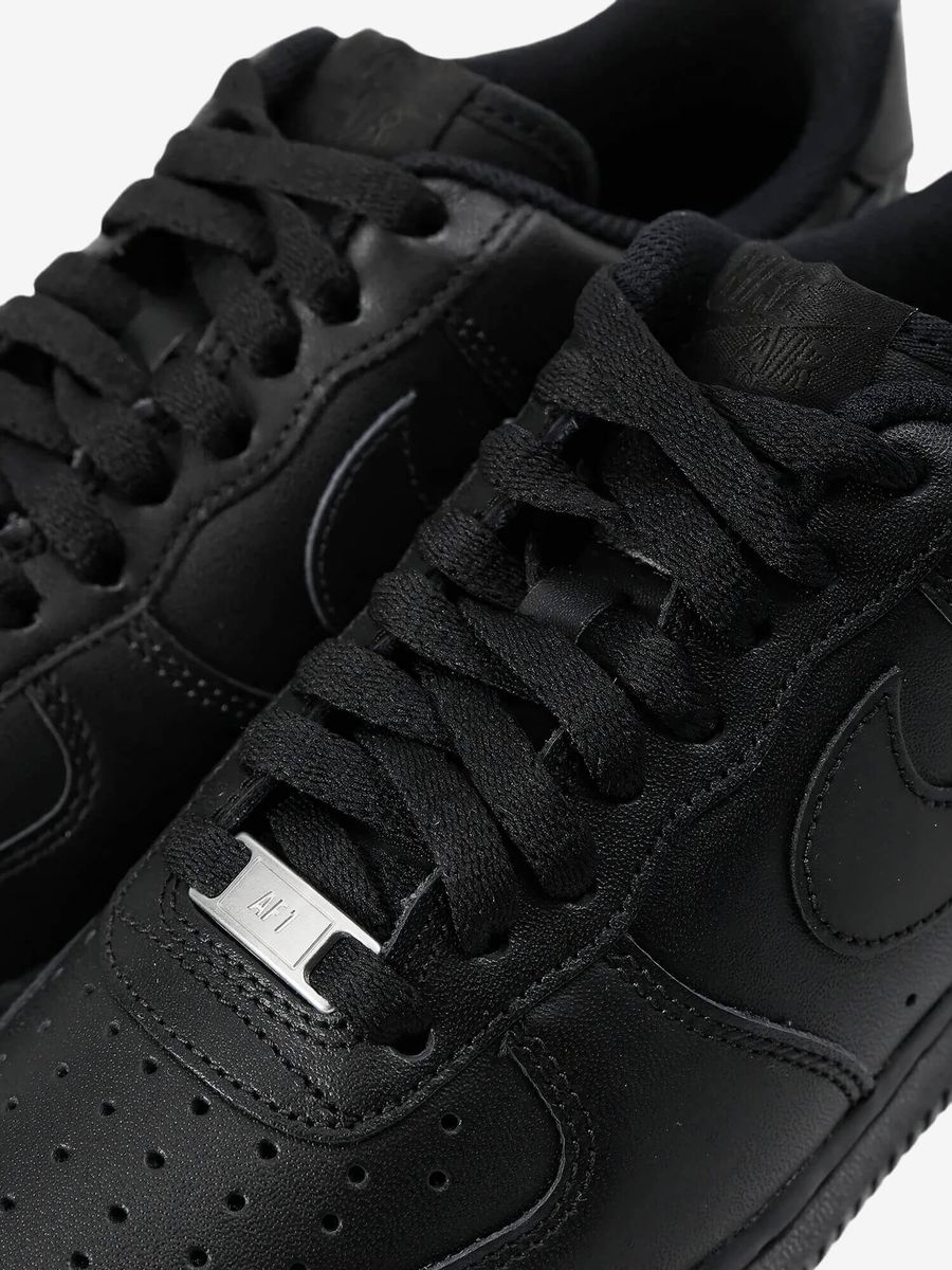 NIKE — Кроссовки Air Force 1 '07 Low Black/Black
