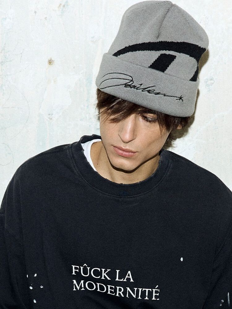 BRÛLER D’AMOUR — Шапка Signature Grey