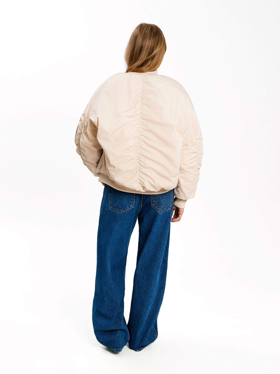 DISSIDENT — Куртка Coat of Hearts Oversized Bomber Ivory