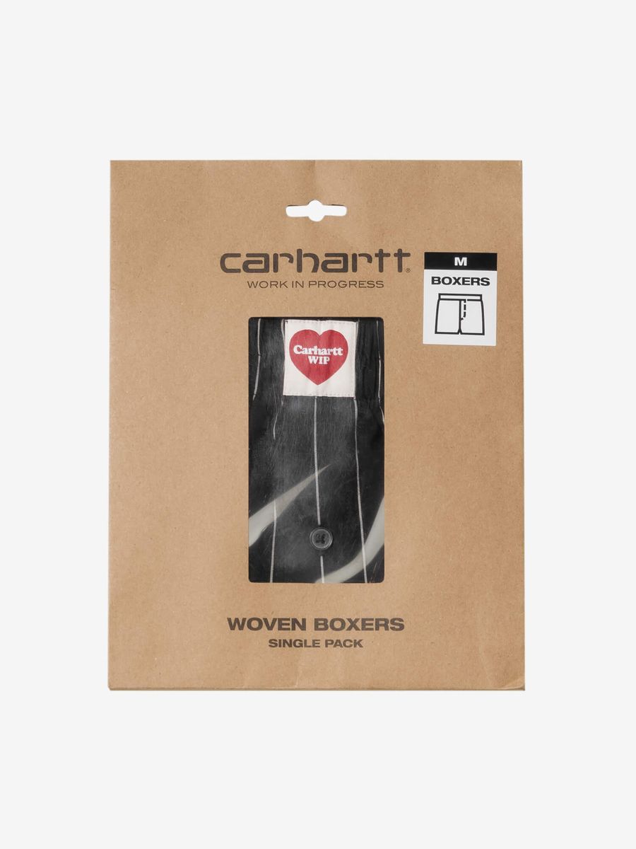 CARHARTT WIP — Трусы Cotton Boxers Seaton Stripe Black/Wax