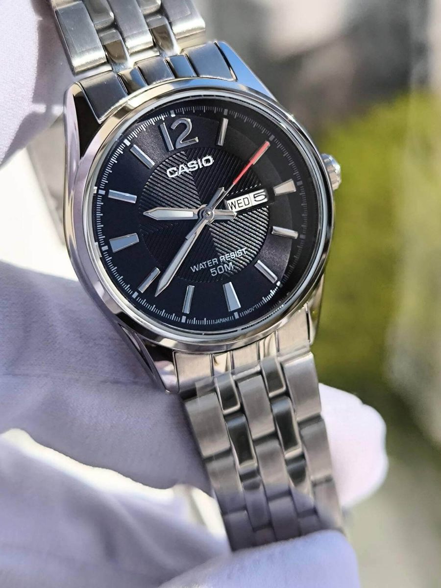 CASIO — Часы Standart Analogue LTP-1335D-1A Silver/Black