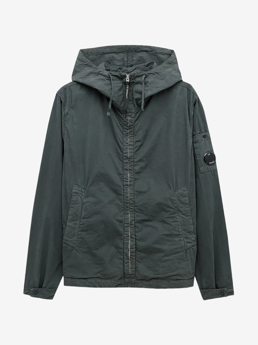 C.P. COMPANY — Ветровка Micro Reps Hooded Lens Jacket Gunmetal