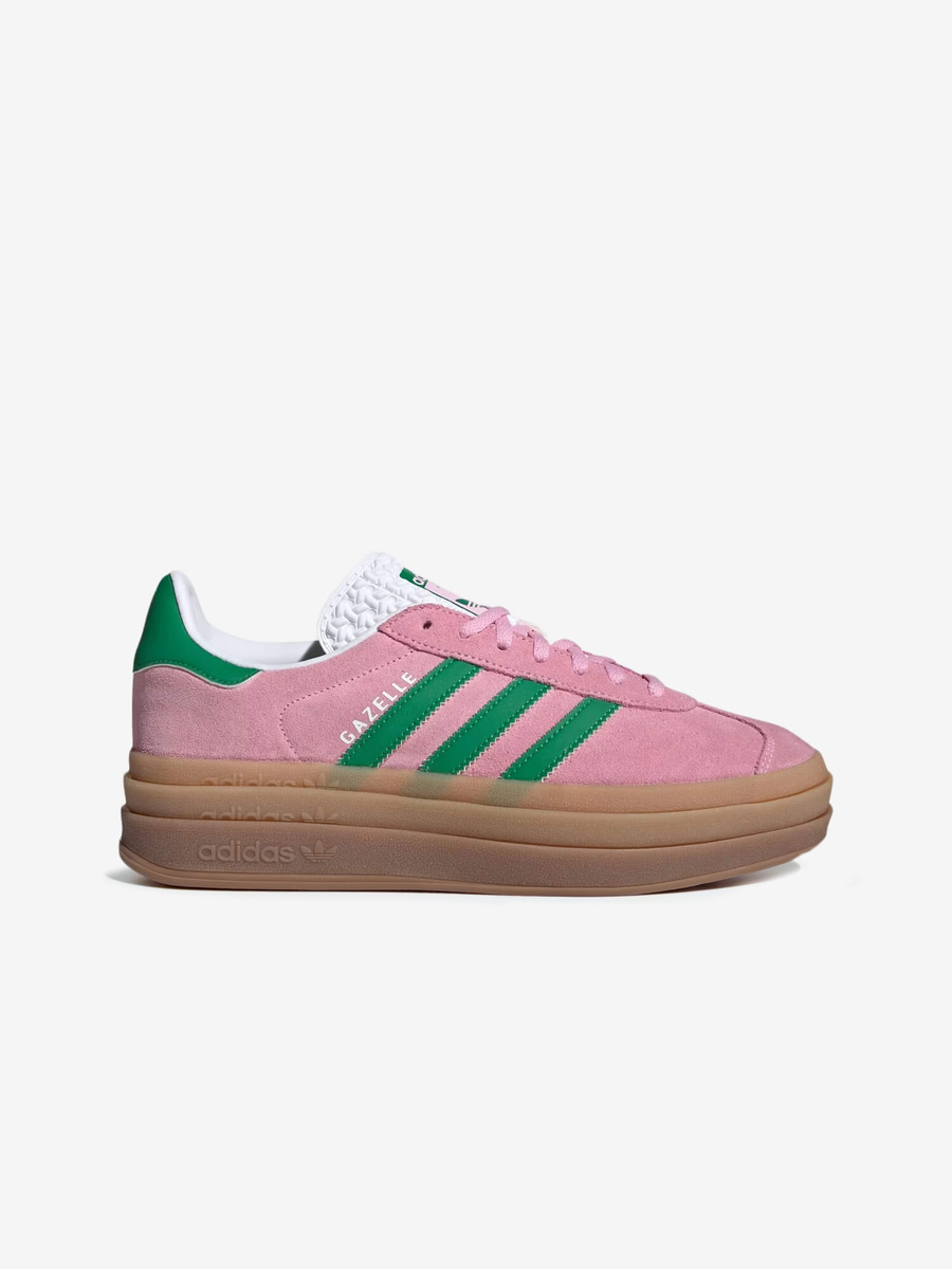 ADIDAS ORIGINALS — Gazelle Bold True Pink/Green/White