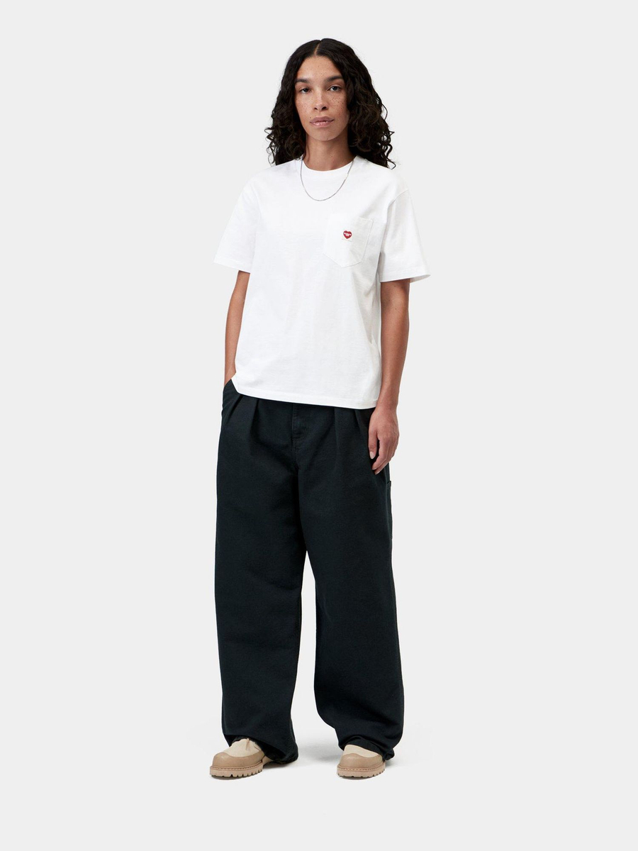 CARHARTT WIP — Футболка W S/S Pocket Small Heart White/Red