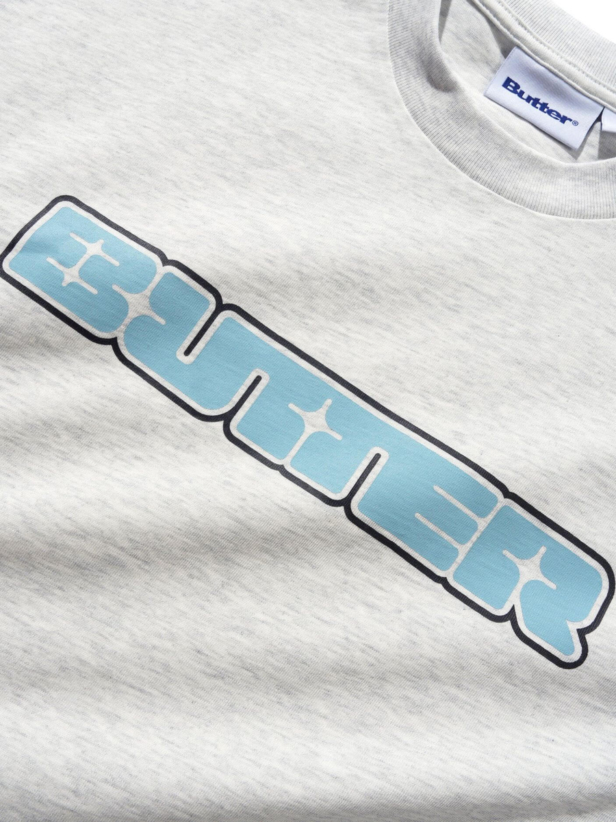 BUTTER GOODS — Футболка Glint Tee Ash Grey