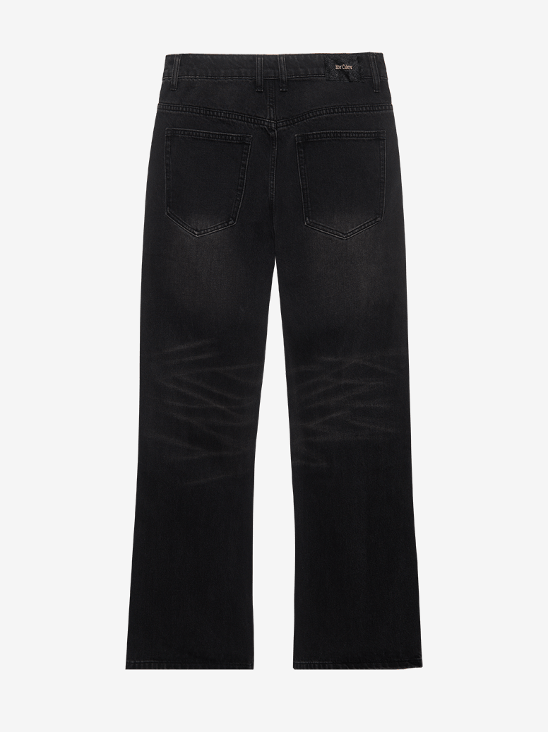 BRÛLER D’AMOUR — Джинсы  Клёш "Évasé" Black (Washing)