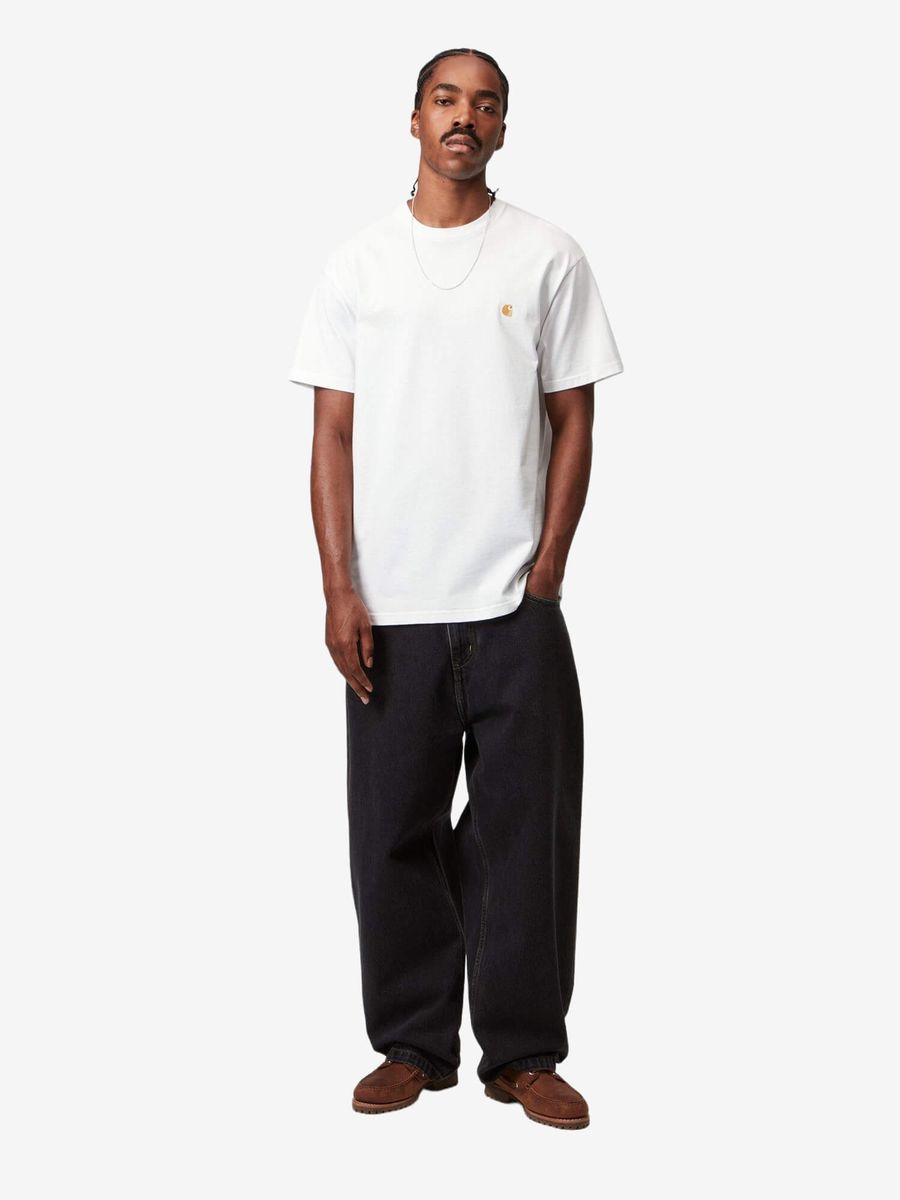 CARHARTT WIP — Футболка Chase White/Gold