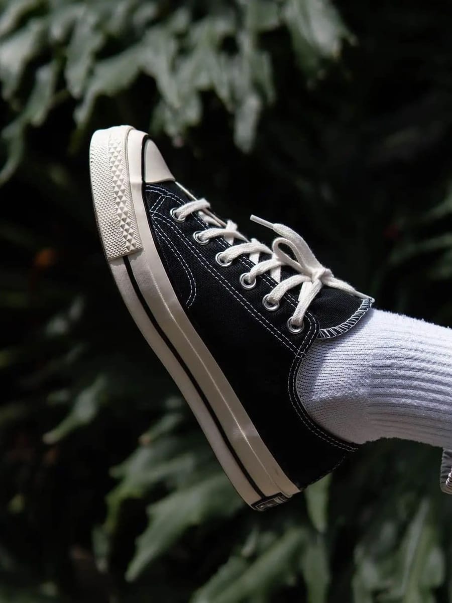 CONVERSE — Обувь Chuck Taylor 70 OX Low Black/Egret