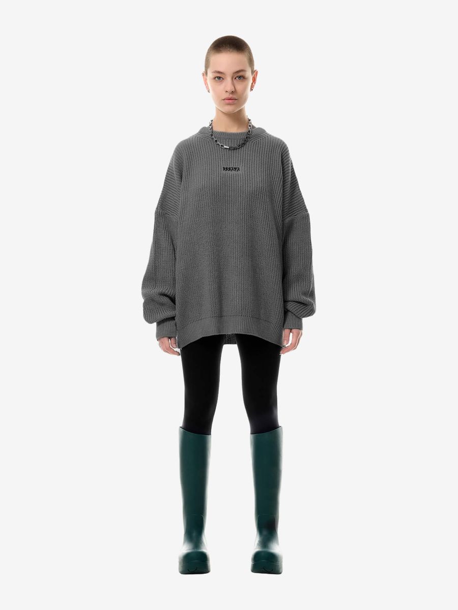 ISSAYA — Свитер Chainmail Sweater Dark Grey