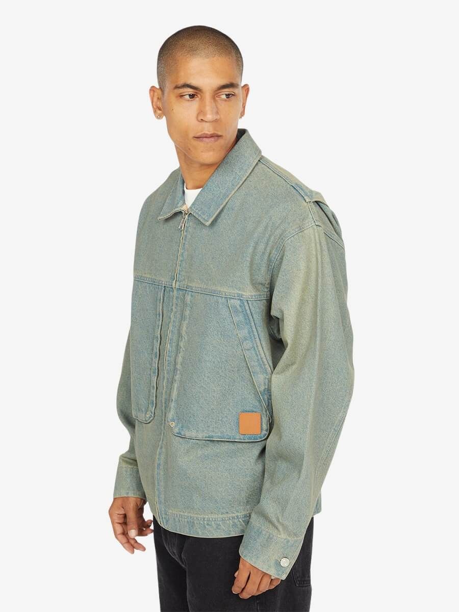 HUF — Куртка Dresden Denim Work Jacket Indigo Earth