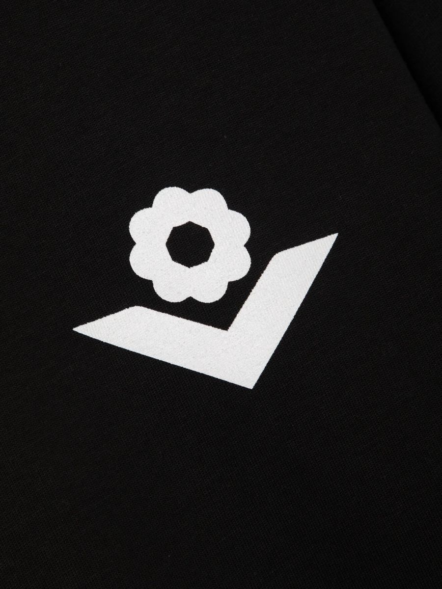 МЕЧ — Лонгслив Flower Black