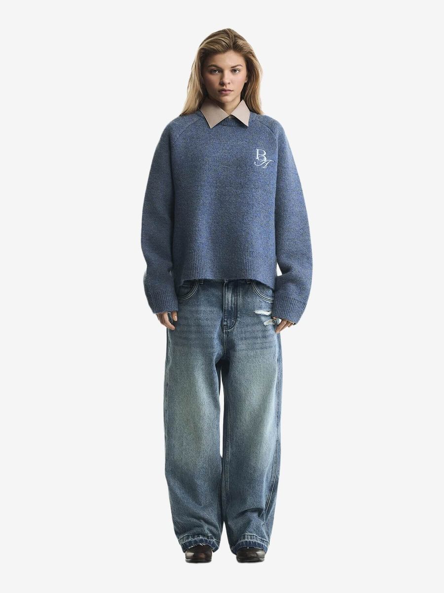 BRÛLER D’AMOUR — Свитер Sweater Mosaïque Blue