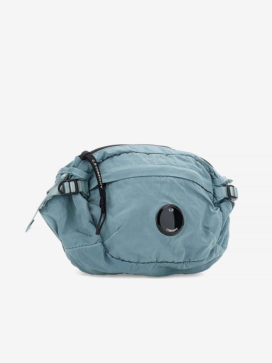 C.P. COMPANY — Сумка Nylon B Waistbag Silver Blue