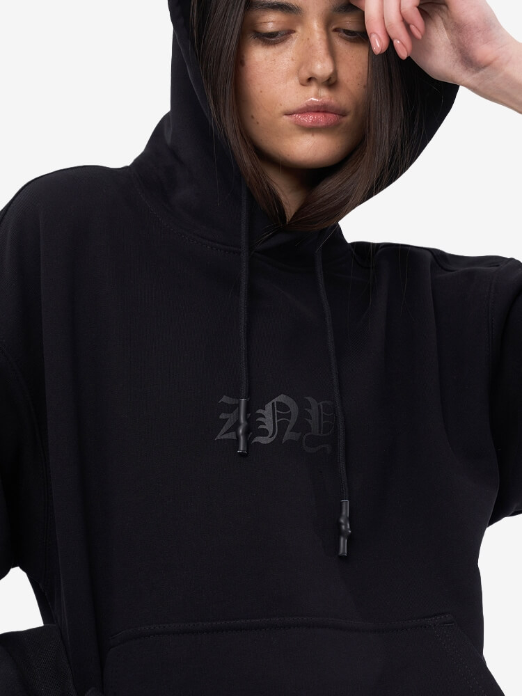 ZNY — Худи Gothic Logo SS25 Black