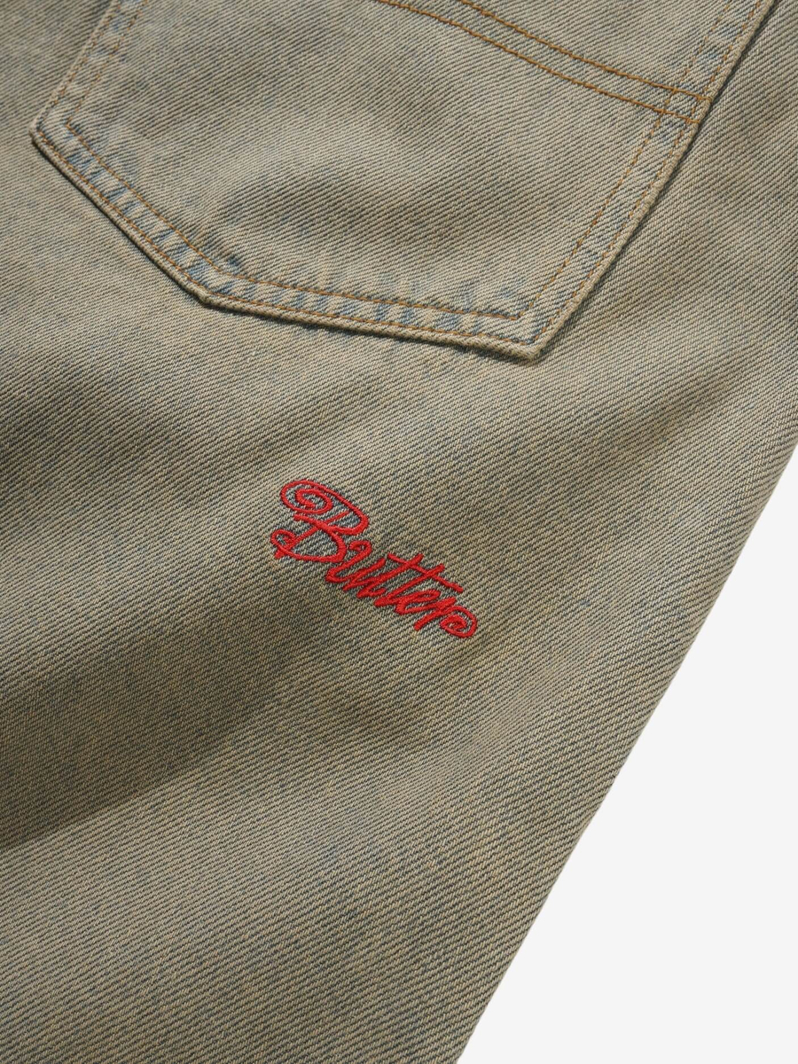 BUTTER GOODS — Джинсы Garage Denim Jeans Sunfade Blue