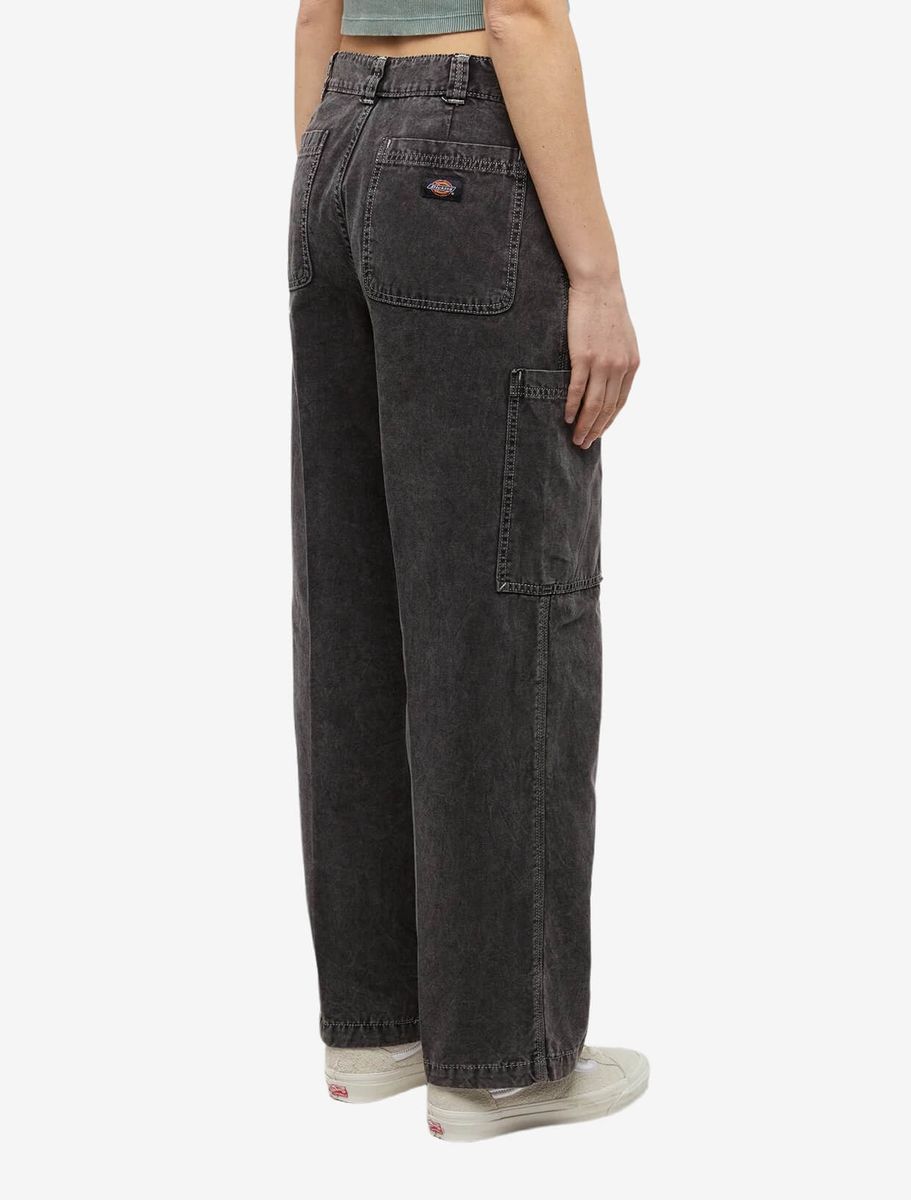 DICKIES — Штаны W Newington Stone Washed Black