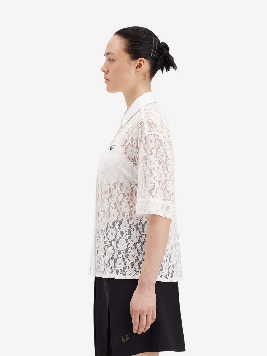 FRED PERRY — Рубашка Lace Shirt Snow White