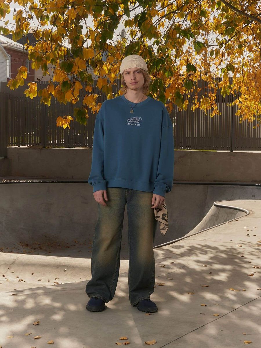 CALLED A GARMENT — Свитшот Athletic Sweat Деним