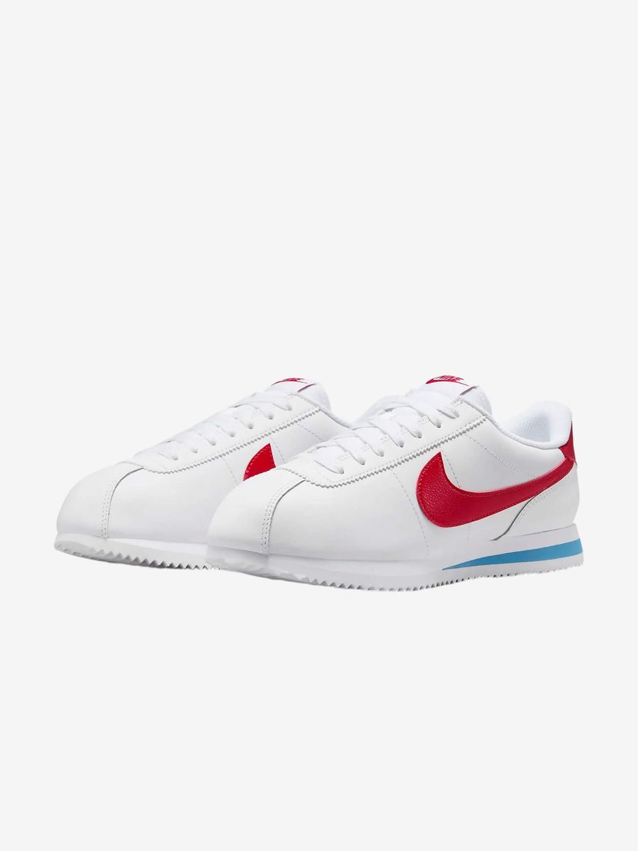 NIKE — Кроссовки Cortez Leather White/Red/Blue