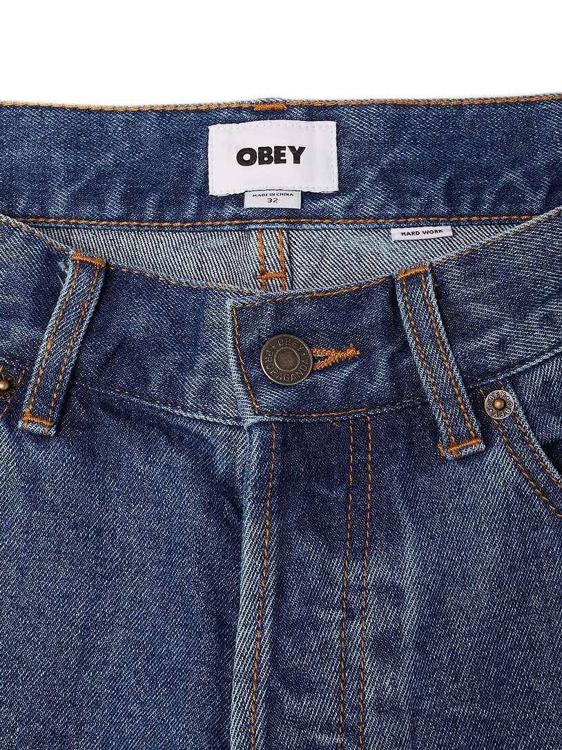 OBEY — Джинсы Hardwork Stonewash Indigo