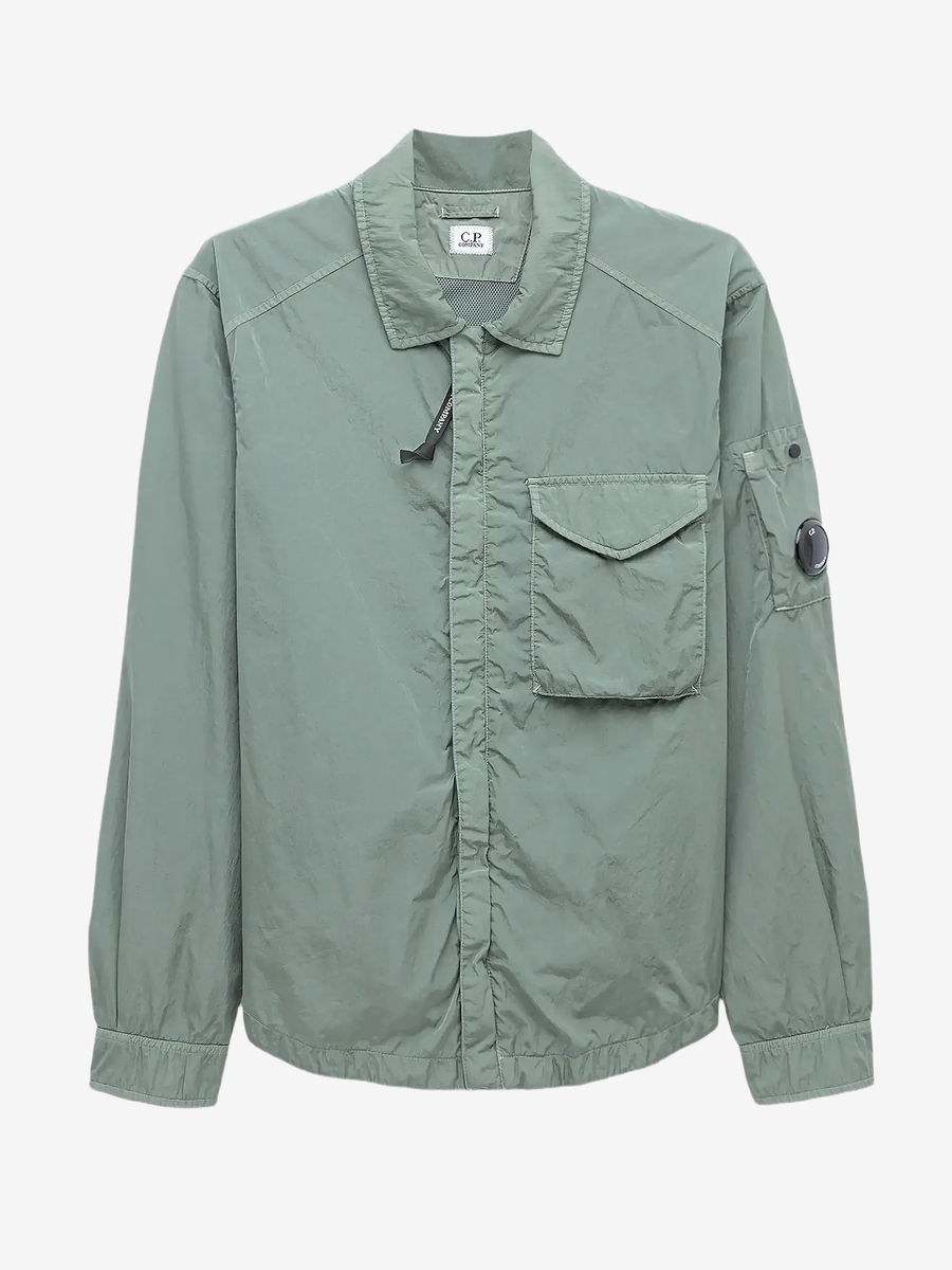 C.P. COMPANY — Овершот Chrome-R Zipped Lens Overshirt Laurel Wreath