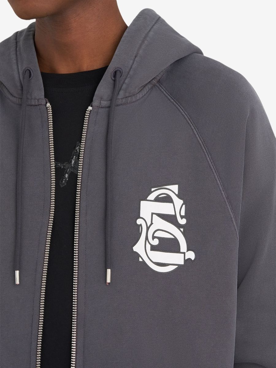 ÉTUDES STUDIO — Худи Loose Zip Emblem Shale