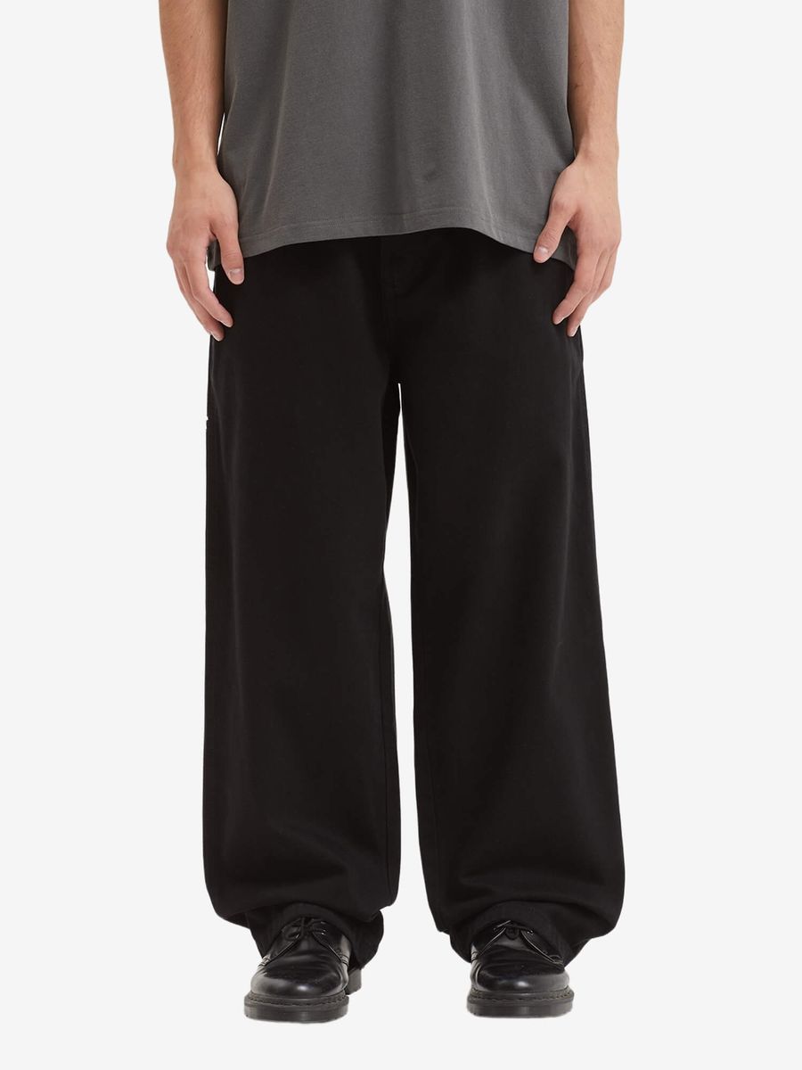 ОКТЯБРЬ — Штаны SS'26 Loose Work pants Black