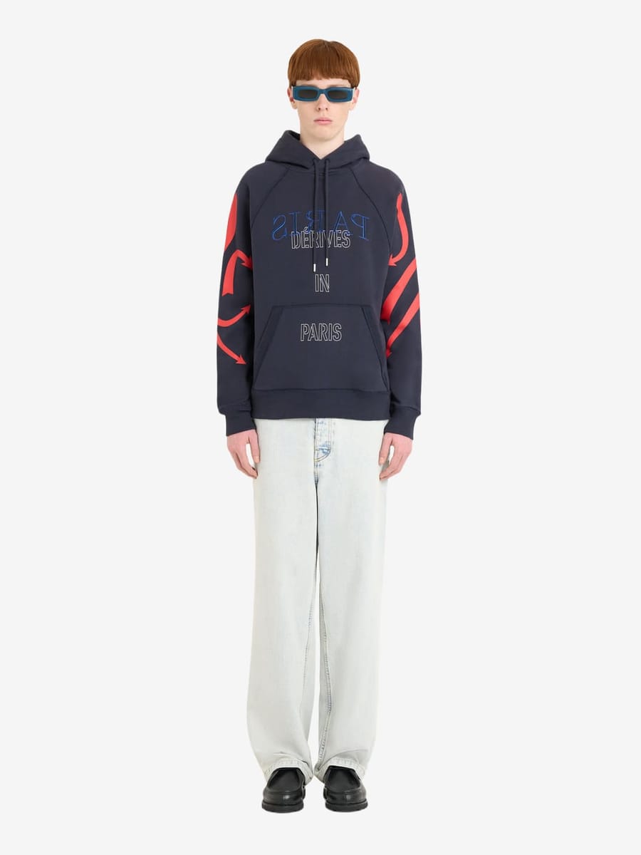 ÉTUDES STUDIO — Худи Loose Hoodie Derives Navy