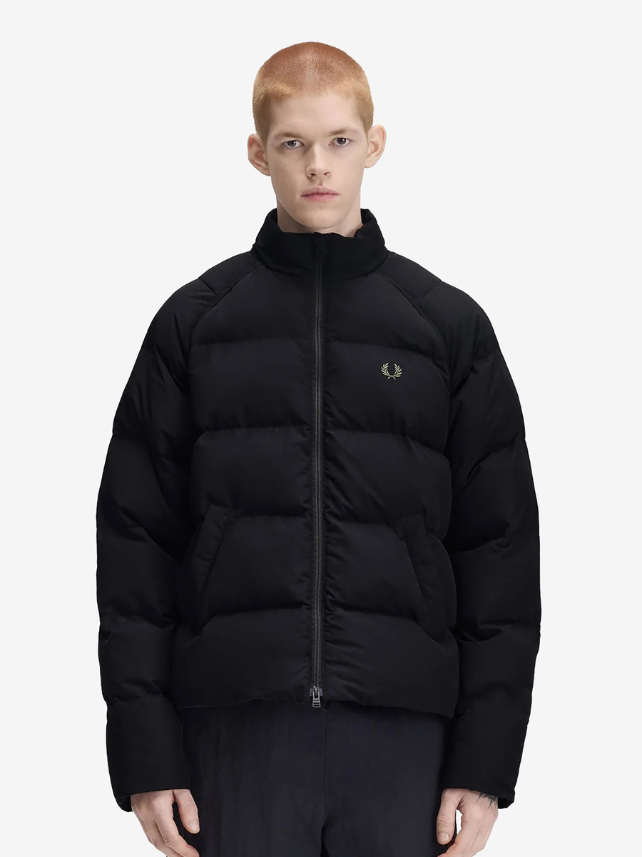 FRED PERRY — Куртка Raglan Sleeve Padded Jacket Black
