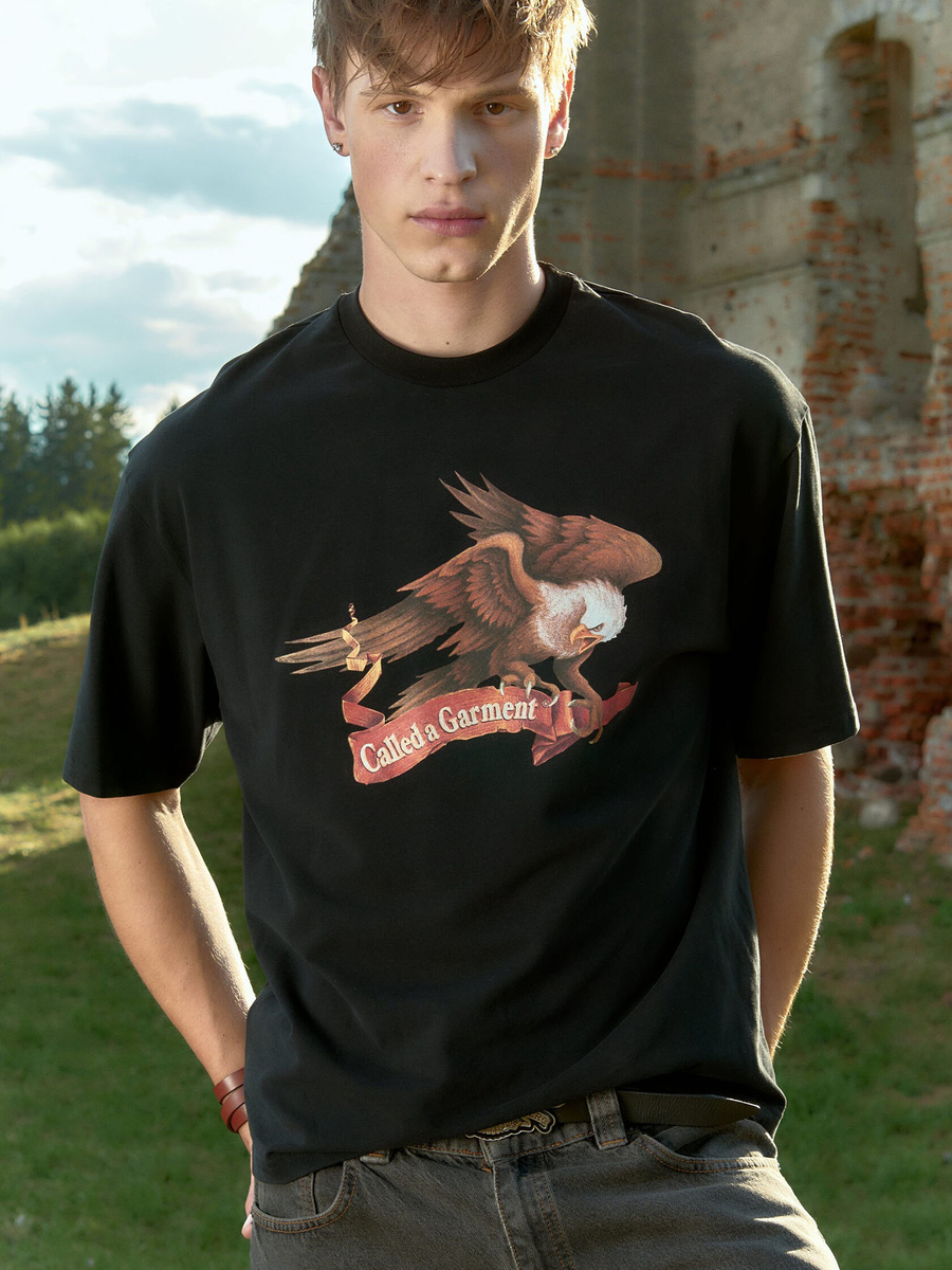 CALLED A GARMENT — Футболка Savage Freedom Черный