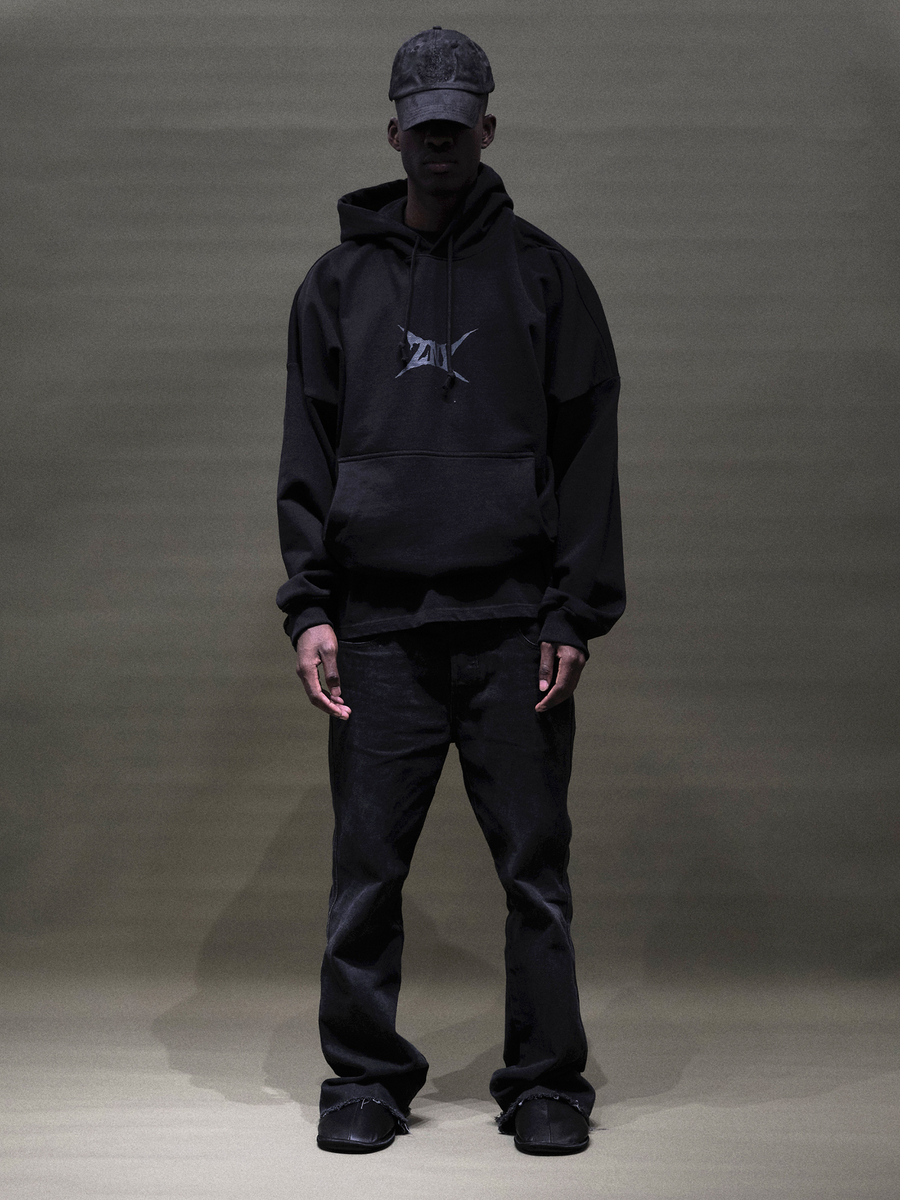 ZNY — Худи Skull Hoodie FW26 Black