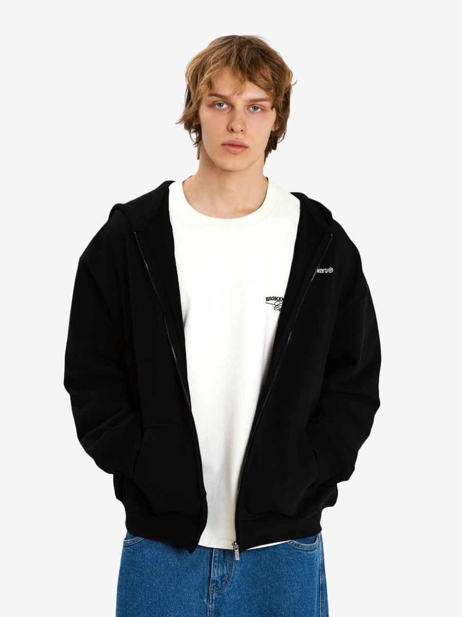 DISSIDENT — Худи Hearts Copyright Zip Hoodie Black