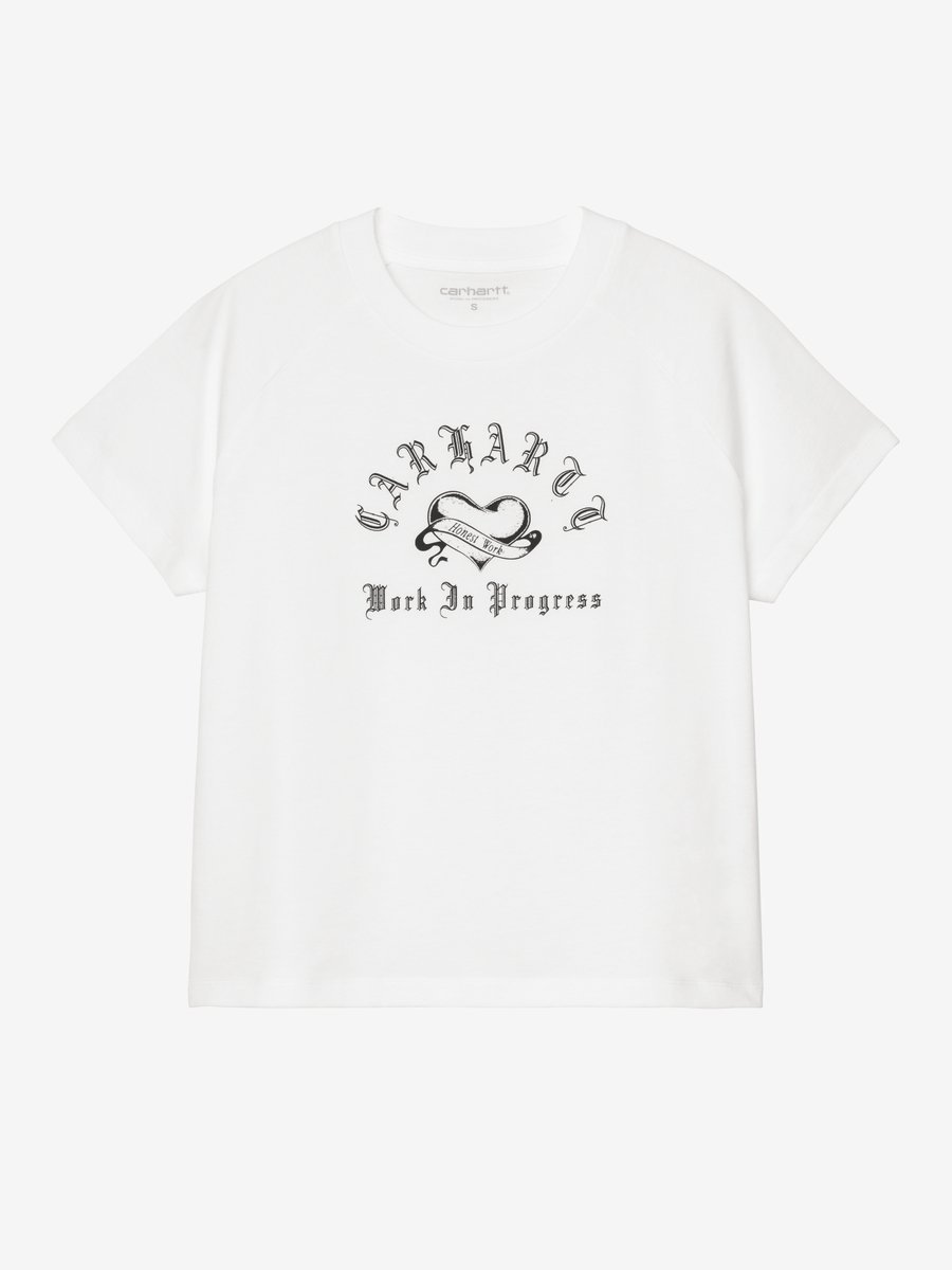 CARHARTT WIP — Футболка W' SS Honest Work T-Shirt White/Black
