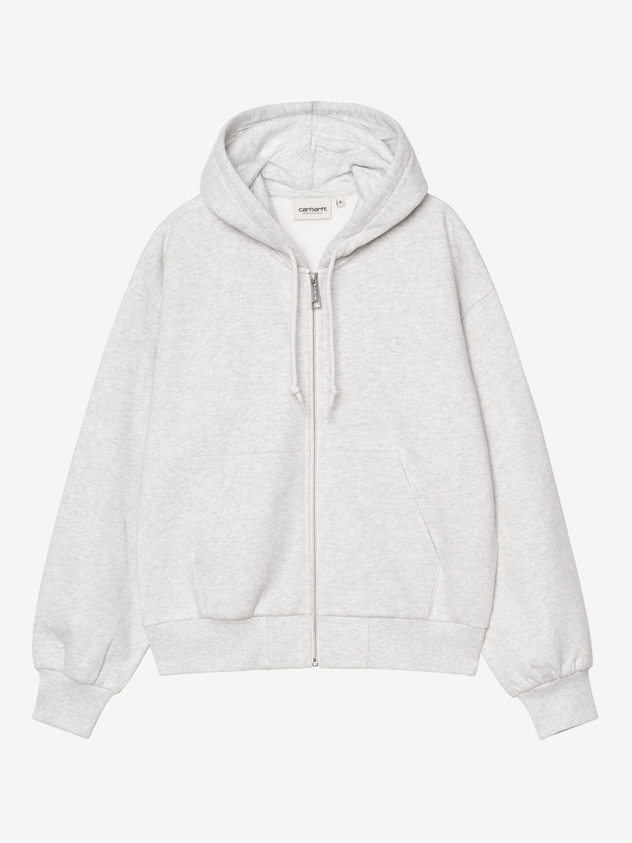CARHARTT WIP — Худи W Hooded Casey Zip Ash Heather/Silver