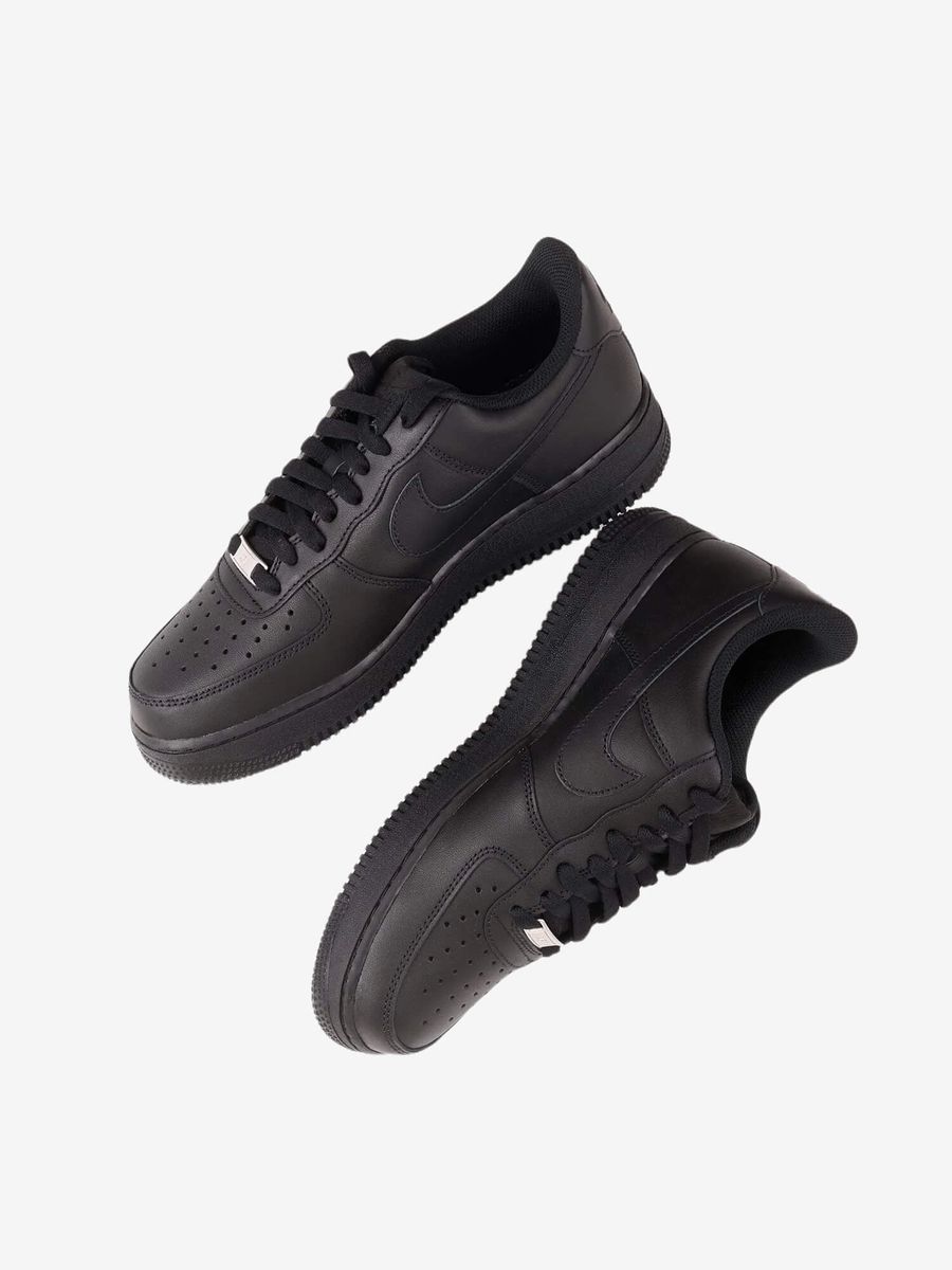 NIKE — Кроссовки Air Force 1 '07 Low Black/Black