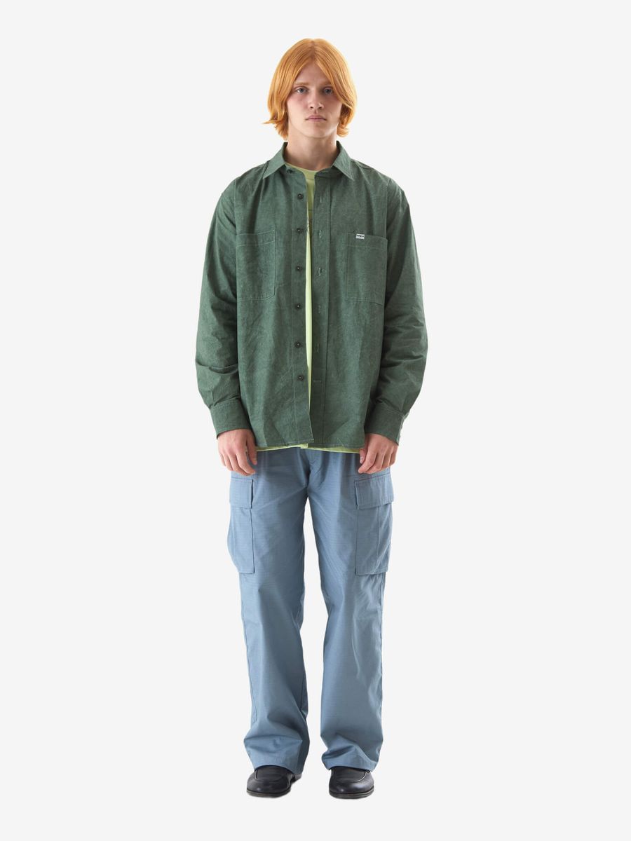 МЕЧ — Рубашка ss24 Shirt Dyed Forest Green